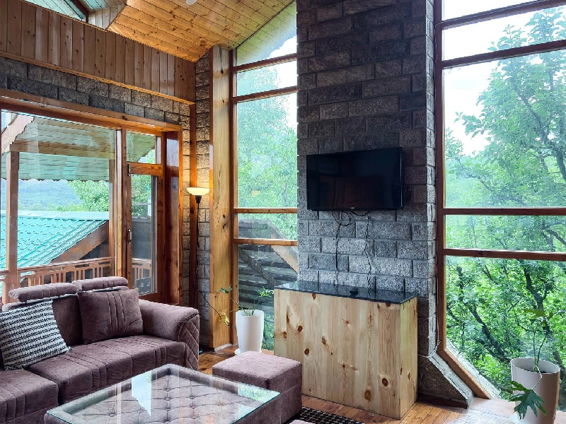 Plush Room with Orchard View